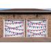 The Holiday Aisle® 2 Piece Patriotic Garage Door Mural Set Polyester in Blue/White | 84 H x 96 W x 1 D in | Wayfair