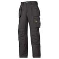 Snickers Craftsmen Rip-Stop Trouser With Holster Pocket (3213) Black 50 (35W X 32L)