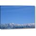 Millwood Pines Ca, Lone Pine Stars over Snowy Mountains by Don Paulson - Photograph Print on Canvas in Blue | 10 H x 16 W x 1.5 D in | Wayfair