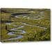 Winston Porter Co, Gunnison Nf Upper East Rivers Meandering by Don Grall - Photograph Print on Canvas in Green | 11 H x 16 W x 1.5 D in | Wayfair