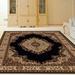 Black/White 93 x 0.31 in Area Rug - Astoria Grand Weisgerber Oriental Black/Beige Area Rug, Latex | 93 W x 0.31 D in | Wayfair