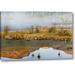 Millwood Pines Canada, BC, Mount Robson PP Lake & Fog by Don Paulson - Photograph Print on Canvas in Green/Yellow | 21 H x 32 W x 1.5 D in | Wayfair