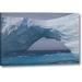 World Menagerie 'South Georgia Island, Iris Bay Iceberg Bridge' Photographic Print on Wrapped Canvas in Blue/Gray | 16 H x 24 W x 1.5 D in | Wayfair