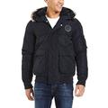 Bench Men's Nomens Bomber Jacket, Blue (Night Sky Bl11355), Medium