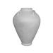 Lark Manor™ Anuja Urn Ceramic in White/Blue | 20.9 H x 15.7 W x 15.7 D in | Wayfair 22E13E51CDE74A70921715A984EE7EC8