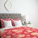 House of Hampton® Blossoms On Coral Duvet Cover Microfiber in White | Queen | Wayfair D46E0F8C93094911B76F37BD795404F1