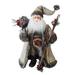 Kurt Adler Kringle Klaus Forest Santa Figurine Wood/Metal in Brown | 10.5 H x 7 W x 18 D in | Wayfair KK0019