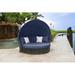 Panama Jack Outdoor Westerman 73" Wide Outdoor Patio Daybed w/ Cushions Sunbrella® Fabric Included in Blue | 25 H x 73 W x 60 D in | Wayfair