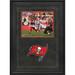 Tampa Bay Buccaneers 8'' x 10'' Deluxe Horizontal Photograph Frame with Team Logo