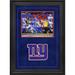 New York Giants 8'' x 10'' Deluxe Horizontal Photograph Frame with Team Logo