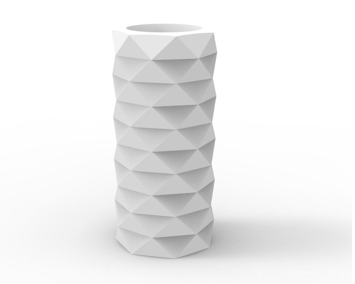 Vondom »MARQUIS« Outdoor Pflanzengefäss 25x53cm / Lackiert Hochglanz / Khaki Image