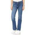 Cross Jeans Damen Lauren Straight Jeans, Blau (Mid Blue Used 011), 38 EU (W28/L34)