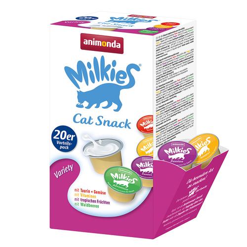 60x15g animonda Milkies Sparpaket Mix 2 Katzensnacks