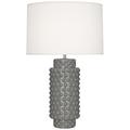 Robert Abbey Dolly 27 1/2" High Smokey Gray Taupe Ceramic Table Lamp