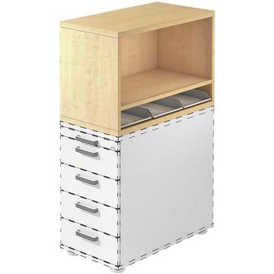 OTTO Office Premium Aufsatz-Regal für Standcontainer »Otto Office Line II« braun, 42.8x53x80 cm Image