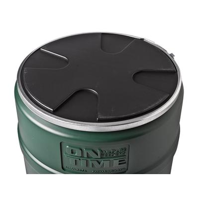 On Time Wildlife Feeders Hopper Lid w/ Clamp Black 00900