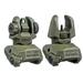 FAB Defense Top Mounted Deployable Front and Rear Sight OD Green FX-FRBSKITG