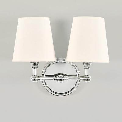 Amelie Sconce - Polished Nickel 2 Light - Ballard Designs