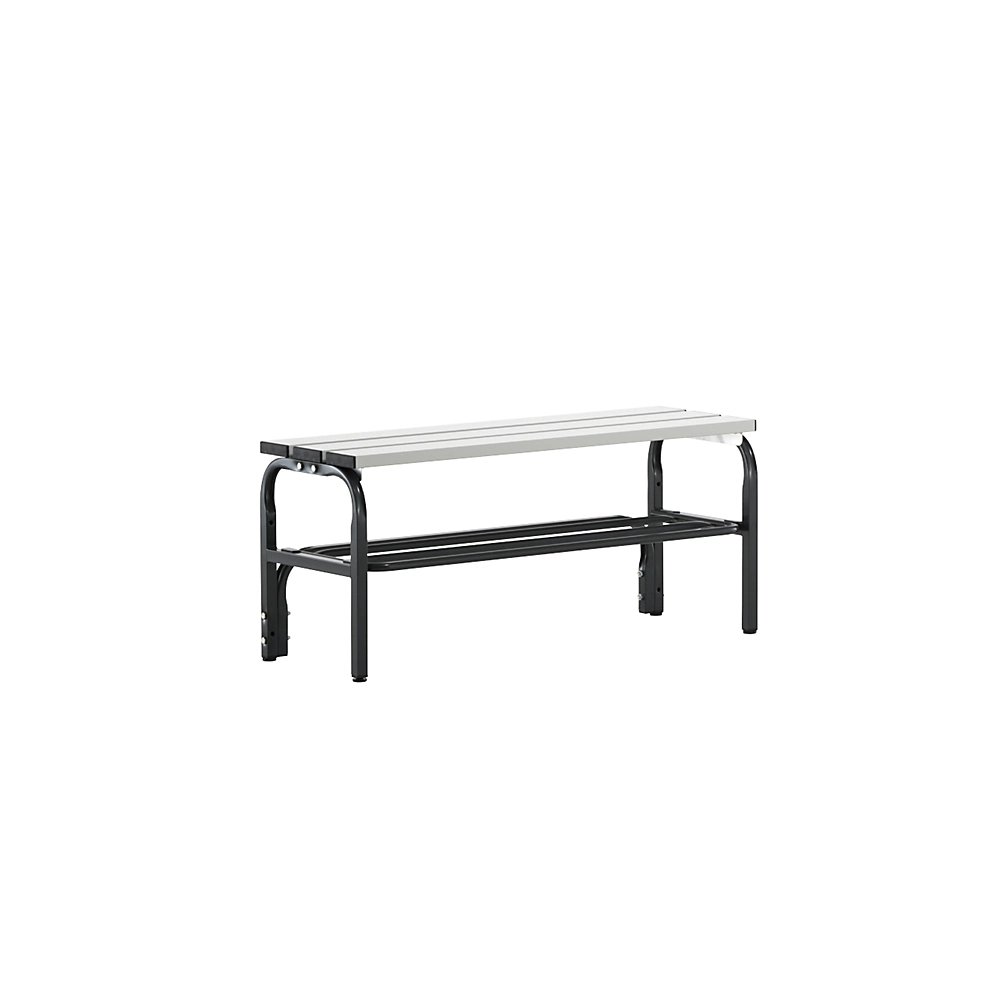 Banc de vestiaire avec lattes en aluminium Sypro