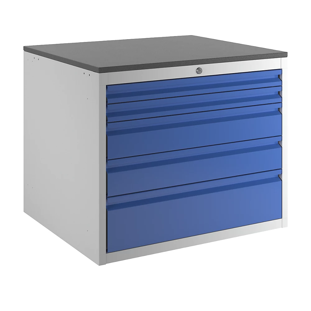 Armoire à tiroirs sur glissières télescopiques RAU