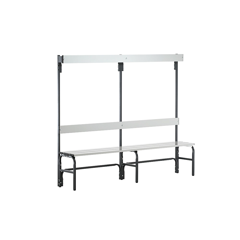 Banc de vestiaire avec lattes en aluminium Sypro