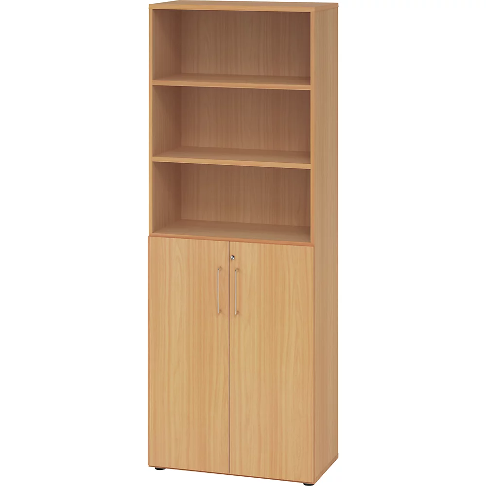 Armoire et rayonnage de bureau combinés eurokraft pro