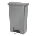 Rubbermaid Collecteur de tri à pédale SLIM JIM®, capacité 50 l, l x h x p 456 x 719 x 292 mm, gris