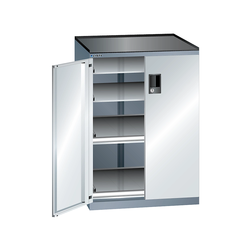 Armoire à tiroirs à portes battantes LISTA