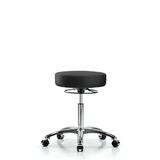 Symple Stuff Kaci Bench Height Adjustable Lab Stool Plastic/Metal in Black/Brown | 28 H x 26 W x 26 D in | Wayfair 30B7F0B850A741CCAD94CF698235EB4D