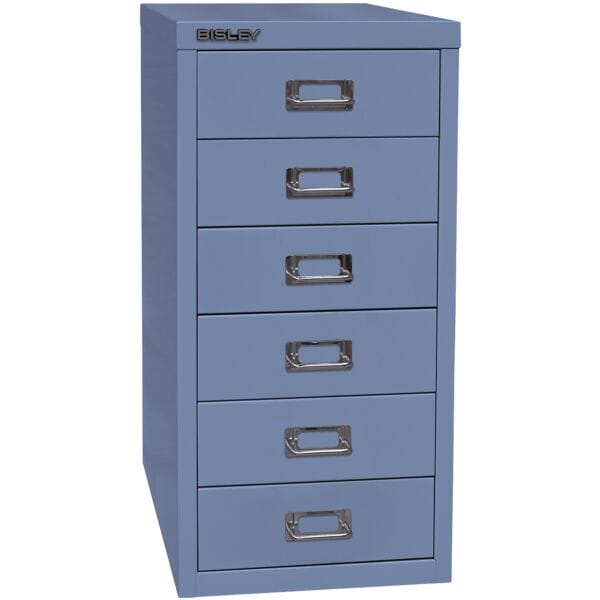 Bisley Schubladenschrank »MultiDrawer« A4, einbahnig, 6 Schübe blau, 27.9x59x38 cm Image