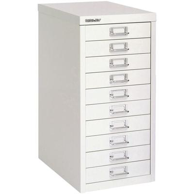 Bisley Schubladenschrank »MultiDrawer« A4, einbahnig, 10 Schübe weiß, 27.9x59x38 cm