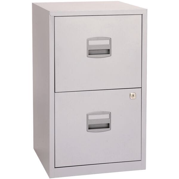 Bisley Home Hängeregistraturschrank »PFA« A4, einbahnig, 2 Schübe silber, 41.3x67.2x40 cm Image