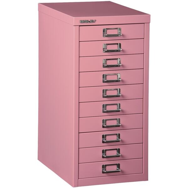 Bisley Schubladenschrank »MultiDrawer« A4, einbahnig, 10 Schübe pink, 27.9x59x38 cm
