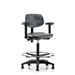 Blue Ridge Ergonomics Drafting Chair Metal in Brown | 33.5 H x 27 W x 25 D in | Wayfair PHBCH-RG-T0-A1-CF-RC