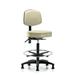 Symple Stuff Yessenia High Bench Height Adjustable Lab Stool Plastic/Metal in Gray/Brown | 49.25 H x 25 W x 25 D in | Wayfair