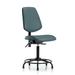 Symple Stuff Trista Drafting Chair Upholstered/Metal in Gray/Brown | 41 H x 24 W x 25 D in | Wayfair B02F13CEC3534C2FB5B335391877E744
