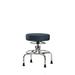 Symple Stuff Anguiano Screw Lift Desk Height Adjustable Lab Stool Metal/Fabric in Gray | 28 H x 25 W x 25 D in | Wayfair