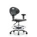Symple Stuff Sonya Drafting Chair Metal in Brown | 31.5 H x 27 W x 25 D in | Wayfair 27BA655FD1A748E58322EF88D131F0A1