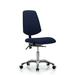 Symple Stuff Allegro Task Chair Upholstered/Metal in Blue/Black/Brown | 36.5 H x 24 W x 25 D in | Wayfair 588BA9B9458A430E9E8B0A228A99FF49