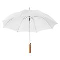 eBuyGB Pack of 6 Automatic Wedding Photographer Parasol Folding Umbrella, Long Umbrella with Stick Handle Rain Stick Umbrella, Umbrella, Colourful - White 37 Inch / 94cm Span 84cm Length