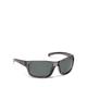 Dirty Dog 53510 Crystal Black Crystal Black Shock Rectangle Sunglasses Polarised Driving Lens Category 3 Size 58mm