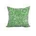 Winston Porter Marez Print Square Pillow Polyester/Polyfill/Cotton in Green | 18 H x 20 W x 7 D in | Wayfair 2720F912D562423185000913F6863924