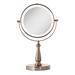 Zadro Next Generation Two-Sided LED Lighted Swivel Makeup/Shaving Mirror, Glass in Yellow | 12.5 H x 7.75 W x 4.7 D in | Wayfair LVANRG8