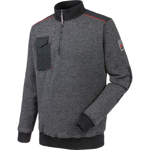 Pull de travail Perseus Würth MODYF gris chiné