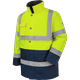 Parka de travail Würth MODYF haute-visibilité jaune/marine