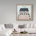 August Grove® 'White Floral Cottage' Painting Print on Wrapped Canvas in Tan/White/Black/Pink/Grey Canvas in Black/Brown/Gray | Wayfair