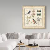 August Grove® 'Garden Treasures II' Acrylic Painting Print on Wrapped Canvas in Black/Brown/Gray | 24 H x 24 W x 2 D in | Wayfair