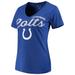 Women's G-III 4Her by Carl Banks Royal Indianapolis Colts Post Season V-Neck T-Shirt