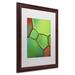 Ebern Designs 'Stained Glass IV' Framed Photographic Print on Canvas Canvas | 20 H x 16 W x 1.25 D in | Wayfair 6F113D714DA64C15B3543D2F37BF54DD