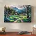 Millwood Pines 'Bear Creek Ranch' Graphic Art Print on Wrapped Canvas in White | 30 H x 47 W x 2 D in | Wayfair E3E54435D2174820850332FA7457BE3C